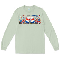 Matcha red white and boozy libbey glass Long Sleeve Tee - RanaPortraitStore