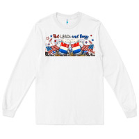 White red white and boozy libbey glass Long Sleeve Tee - RanaPortraitStore