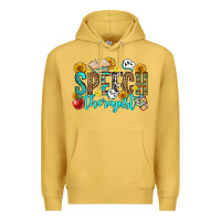 Antique Gold speech therapist Premium Hoodie - OliviaCreatesArt