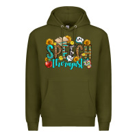 Army Green speech therapist Premium Hoodie - OliviaCreatesArt