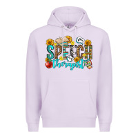Lilac speech therapist Premium Hoodie - OliviaCreatesArt