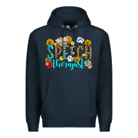 Navy speech therapist Premium Hoodie - OliviaCreatesArt