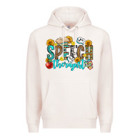 Pale Pink speech therapist Premium Hoodie - OliviaCreatesArt
