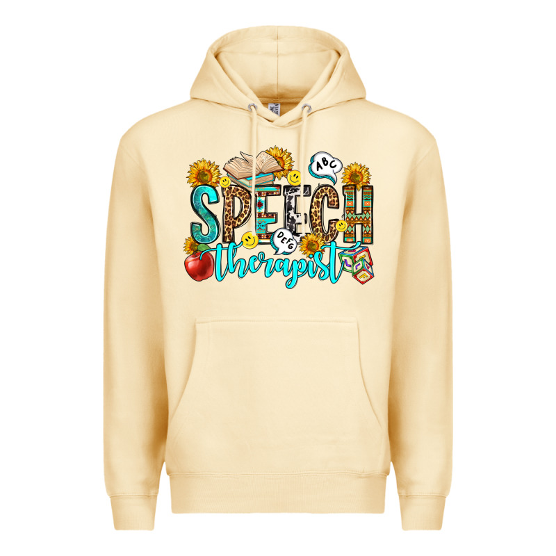 Speech Therapist Premium Hoodie by OliviaCreatesArt | Teevron