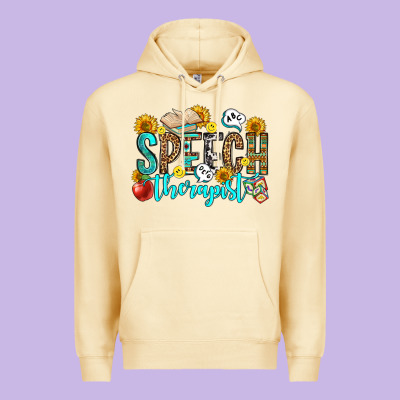 Speech Therapist Premium Hoodie Designed By Oliviacreatesart