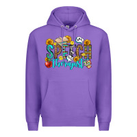Purple speech therapist Premium Hoodie - OliviaCreatesArt