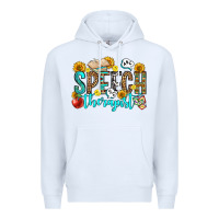 White speech therapist Premium Hoodie - OliviaCreatesArt