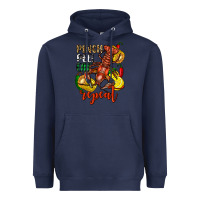 Navy Pinch peel eat repeat crawfish Heavyweight Hoodie - FaDigitalArtStudio