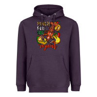 Plum Pinch peel eat repeat crawfish Heavyweight Hoodie - FaDigitalArtStudio