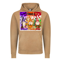 Vintage Camel happy hallothanksmas gnomies Vintage Hoodie - MaliasSmallBusiness