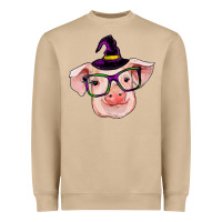 Mushroom pig with halloween Heavyweight Sweatshirt - RanaPortraitStore