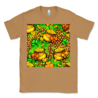 Toasted Coconut St. Patrick's pot of gold seamless pattern Classic Tee - BundleAndBundleShop
