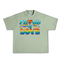 Oil Green Lgbtq Proud Of Love Urban Heavy Tee - BundleAndBundleShop