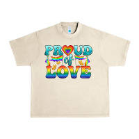 Sandshell Lgbtq Proud Of Love Urban Heavy Tee - BundleAndBundleShop