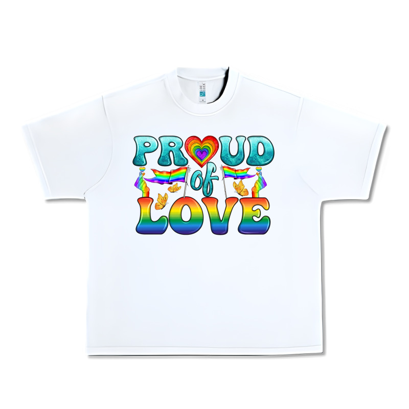 Lgbtq Proud Of Love Urban Heavy Tee by BundleAndBundleShop | Teevron
