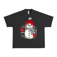 Pigment Black grey christmas snowman Urban Heavy Tee - JahusDesignShop