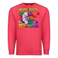 Cardinal Neurodiversity is beautiful Premium Sweatshirt - FaDigitalArtStudio