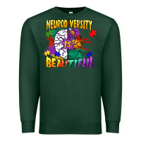 Sports Green Neurodiversity is beautiful Premium Sweatshirt - FaDigitalArtStudio