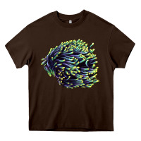 Chocolate Brown Sea Coral Heavy Core Tee - LillyAllenDesigns
