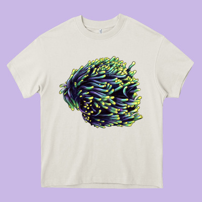Sea Coral Heavy Core Tee Designed By Lillyallendesigns