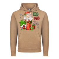 Vintage Coffee ho ho ho gnome santa coffee cup Vintage Hoodie - MaliasSmallBusiness