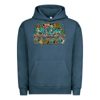 Pigment Midnight Navy hot mom summer Urban Hoodie - CowhideDigitalArt