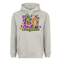 Moon Dust Louisiana LA Mardi Gras Heavyweight Hoodie - FaDigitalArtStudio