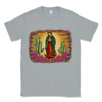 Heather Grey western our lady of Guadalupe Classic Tee - JahusDesignShop