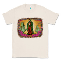 Natural western our lady of Guadalupe Classic Tee - JahusDesignShop