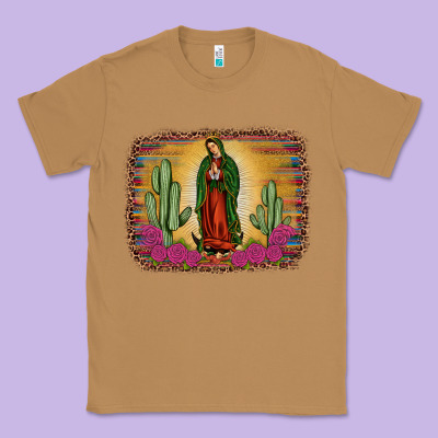 Western Our Lady Of Guadalupe Classic Tee Designed By Jahusdesignshop