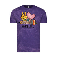 Cloud Purple peace love headstent Vintage Tee - JahusDesignShop