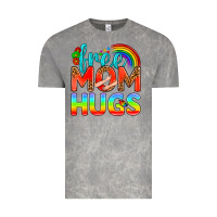 Cloud Rock Pride LGBTQ Free Mom Hugs Vintage Tee - BundleAndBundleShop
