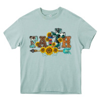 Arona western faith arrow sunflowers Heavy Core Tee - BarkalooDesign