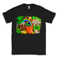 Black St. Patricks Day Coffee Cups Classic Tee - BundleAndBundleShop
