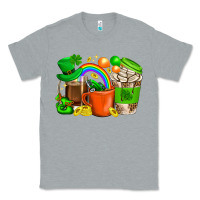 Heather Grey St. Patricks Day Coffee Cups Classic Tee - BundleAndBundleShop