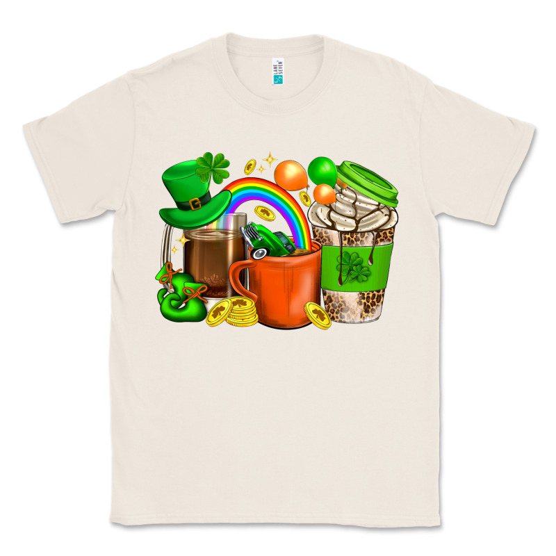 St. Patricks Day Coffee Cups Classic Tee by BundleAndBundleShop | Teevron