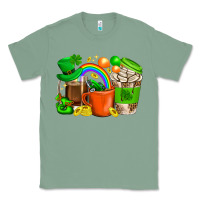 Sage St. Patricks Day Coffee Cups Classic Tee - BundleAndBundleShop