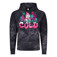 Cloud Black im so freaking cold pink christmas snowman Vintage Hoodie - MaliasSmallBusiness