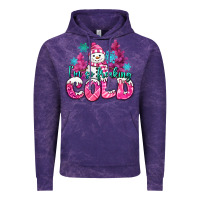 Cloud Purple im so freaking cold pink christmas snowman Vintage Hoodie - MaliasSmallBusiness