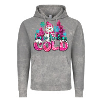 Cloud Rock im so freaking cold pink christmas snowman Vintage Hoodie - MaliasSmallBusiness