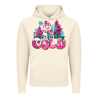 Vintage Artic im so freaking cold pink christmas snowman Vintage Hoodie - MaliasSmallBusiness