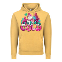 Vintage Mustard im so freaking cold pink christmas snowman Vintage Hoodie - MaliasSmallBusiness