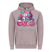 Vintage Zinc im so freaking cold pink christmas snowman Vintage Hoodie - MaliasSmallBusiness