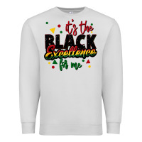 Dove Grey It's the black excellence for me Premium Sweatshirt - FaDigitalArtStudio