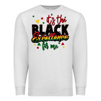Oatmeal Heather It's the black excellence for me Premium Sweatshirt - FaDigitalArtStudio