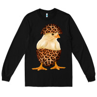 Black Chick with Leopard Eggshell Long Sleeve Tee - Bettercallsaul