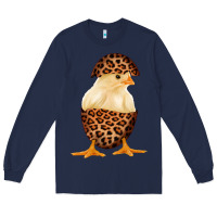 Navy Chick with Leopard Eggshell Long Sleeve Tee - Bettercallsaul