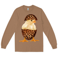 Toasted Coconut Chick with Leopard Eggshell Long Sleeve Tee - Bettercallsaul