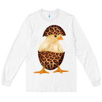 White Chick with Leopard Eggshell Long Sleeve Tee - Bettercallsaul