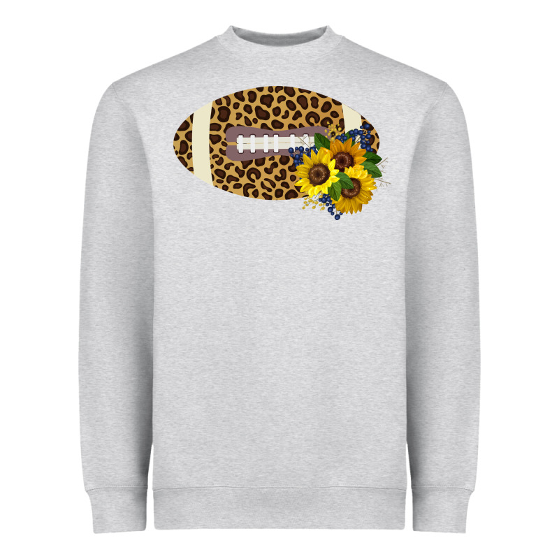 Leopard Print Footbal Heavyweight Sweatshirt by Bettercallsaul | Teevron